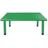 Early Childhood Resources ELR-0558-GN Rectangle Resin Table With 18 Legs- Green tagged \