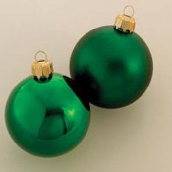 65 mm Shatterproof 2-Tone Green Ball Ornament - Case Pack 96 SKU-PAS715234