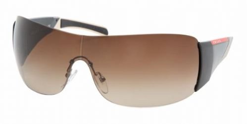 Authentic Prada Sunglasses SPS07H Color BLACK BEIGE BROWN GRADIENT