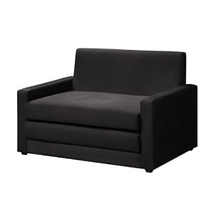 Dorel Home Products Double Sleeper Chair, Black