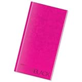Pink & Black 2012 Week To View Slim Diary With Hard Back Cover