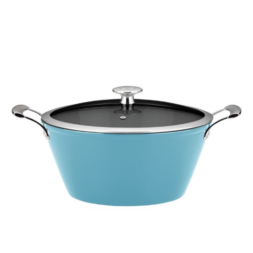 Mario Batali by Dansk Mario Light 4 qt. Round Casserole - Turquoise