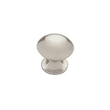 Liberty PN0395V-SN-C 30mm Medium Football Cabinet Hardware Knob by Liberty