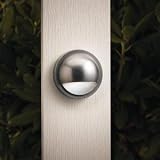 Kichler Lighting 15064BN Half Moon 12-Volt Deck and Patio Light, Brushed Nickel