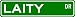 LAITY Street Sign ~ Personalized Family Lastname Sign ~ Gameroom, Basement, Garage Sign Novelty** ALUMINUM METAL