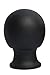 Urbanest Bola Lamp Finial for Lamp Shades,1-1/4-inch Diameter (Black)