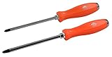 MACTOOLS ペンタグリップハイパードライバー　貫通プラス#2,#3（オレンジ）
