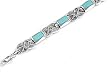 Silver Marcasite Bracelet, Size: 7.5"