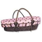 Trend Lab Maya Moses Basket Set - Chocolate Basket... by Trend Lab