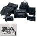 Genuine Buffalo Leather 7-Piece Motorcycle Saddlebag Luggage Set