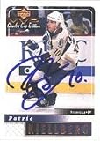 Patric Kjellberg, Nashville Predators, 2000 Upper Deck MVP Stanley Cup Edition Autographed Card