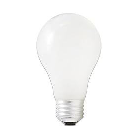 Bulbrite 115152 - 53 Watt Halogen Light Bulb (**2 PACK**), A19 Shape (Standard Light Bulb), Energy Efficient 75 Watt Incandescent Equivalent, Soft White