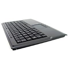 Perixx PERIBOARD-708 DE, kabellose Mini Touchpad-Tastatur in schwarz