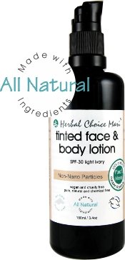 Herbal Choice Mari Tinted SPF30 Face & Body Lotion Light Ivory 100ml/ 3.4oz Pump