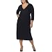 Apparel : Women's Plus Size Mossimo® Black: Sweater Dress - Ebony