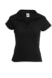 Picture of Fruit of the Loom lady fit rib polo shirt