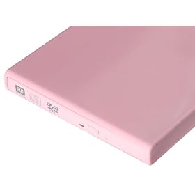 Slimline USB External Dual Layer DVD+-RW drive Reads and writes both CD & DVD media. Slim and portable drive for laptops, Netbooks and desktop PCs. Works with Windows and Linux. Works with Samsung NC10 Asus EEE PC , Macbook Air , Acer Aspire One and any other netbooks / laptops, in a glossy Pink finish