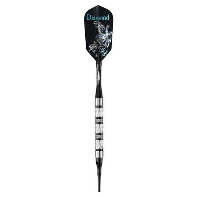 Viper Diamond Soft Tip Dart, 16gm (Diamond Cut Barrel with Black Painted Rings) Viper Diamond Soft Tip Dart, 16gm (Diamond Cut Barrel with Black Painted Rings)