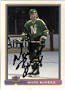 Marc Bureau, Minnesota North Stars, 1991 Bowman Autographed Card