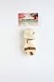 Healthy Real Cherry 4.5" Rawhide Dog Bone 1pk.
