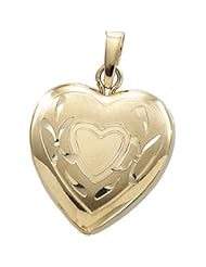 N/A 14K Yellow Gold Heart Locket