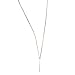SUNNOW® Women's Girls Y-shaped Alloy Simple Bar Tassel Pendant Long Necklace