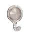 Forma Small Adhesive Stainless Steel & Clear Hooks by InterDesign ® - Pack of 4