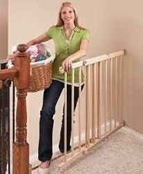 Evenflo Top-of-Stair Plus Gate, Natural Wood