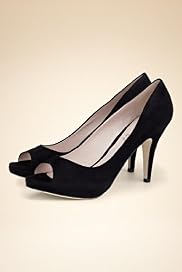 Autograph Italian Exclusive Suede Peep Toe Court Shoes