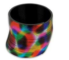 Rainbow Metallic Spring Coil 80mm (1 Dozen)