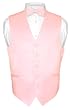 Men's PINK Dress Vest BOWTie Set for Suit or Tuxedo