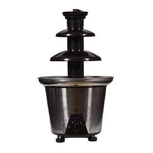 Nostalgia Electrics CFF-960 Mini 2-Tier Stainless Steel Chocolate Fondue Fountain