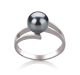 Jenna Black 7-8mm AAA Freshwater Sterling Silver Pearl Ring
