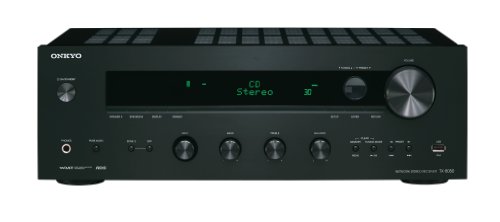 Onkyo TX-8050 Netzwerk-Stereoreceiver (Internet-Radio, DLNA, Napster, Apple iPod/iPhone kompatibel) schwarz