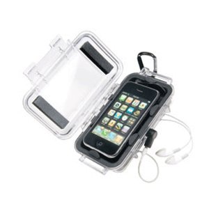 External hard drive:Pelican i1015 Watertight Case for iPod touch 1G, 2G, 3G; iPhone 1G, 3G, 3Gs (Black)