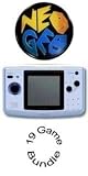 Neo Geo Pocket Color System Blue Bundle w/ 19 Games