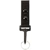HWC Police Security Black Nylon Duty Belt key Ring Holder with Snaps & Ring