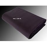 Muslin Backdrop Photo Background, Black 10'x20'