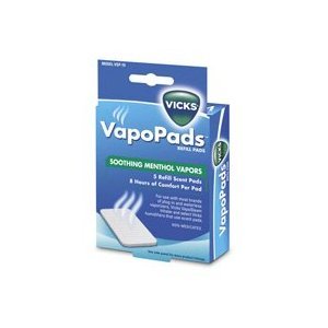 Vicks Refill Scent Pads, Soothing Menthol Vapors, 5 ct.
