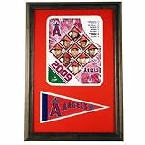2009 Los Angeles Angels of Anaheim Photograph with Team Pennant in a 12" x 18" Deluxe Frame