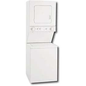 Whirlpool LTE5243DQ 24-Inch Thin-Twin Stacked Washer/Dryer Electric Laundry Center