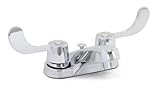 Premier 118257LF Bayview Lead-Free Centerset Two-Handle Lavatory Faucet with Brass Pop-Up, Chrome by