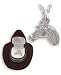 Western Crystal HORSE HEAD NECKLACE in Cowboy Hat Gift Box