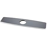 Decor Star PLATE-10C 10" Kitchen Sink Faucet Hole Cover Deck Plate Escutcheon Chrome