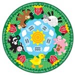 Melissa & Doug Farm Friends Fresh Start Circular Floor Puzzle