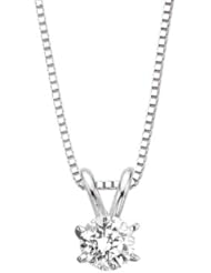 1.62 ct. K - VS2 IGI Certified Round Brilliant Cut Diamond Solitaire Pendant (White or Yellow Gold)