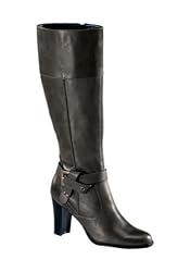 Eleganter Stiefel aus Leder von Chillany in Grau Gr. 40