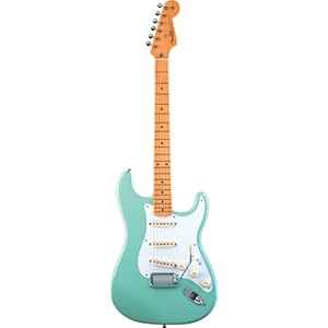 best prices Fender American Vintage '57 Stratocaster® Reissue Electric Guitar, Surf Green, Maple Fretboard Reviews