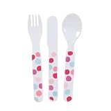 Ciroa Miniamo Cupcakes Knife, Fork and Spoon Set in a Acetate Display Pack