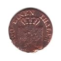 1838-D German State Prussia Pfennig Coin KM#405